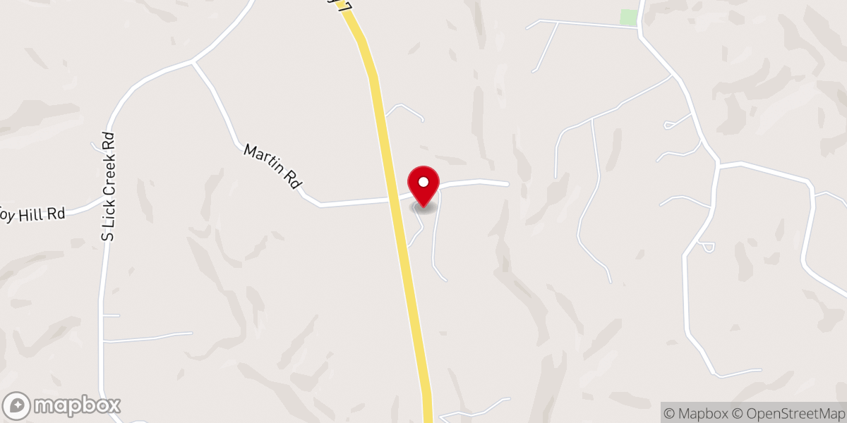 Map showing location of Bread of Life Baptist Church