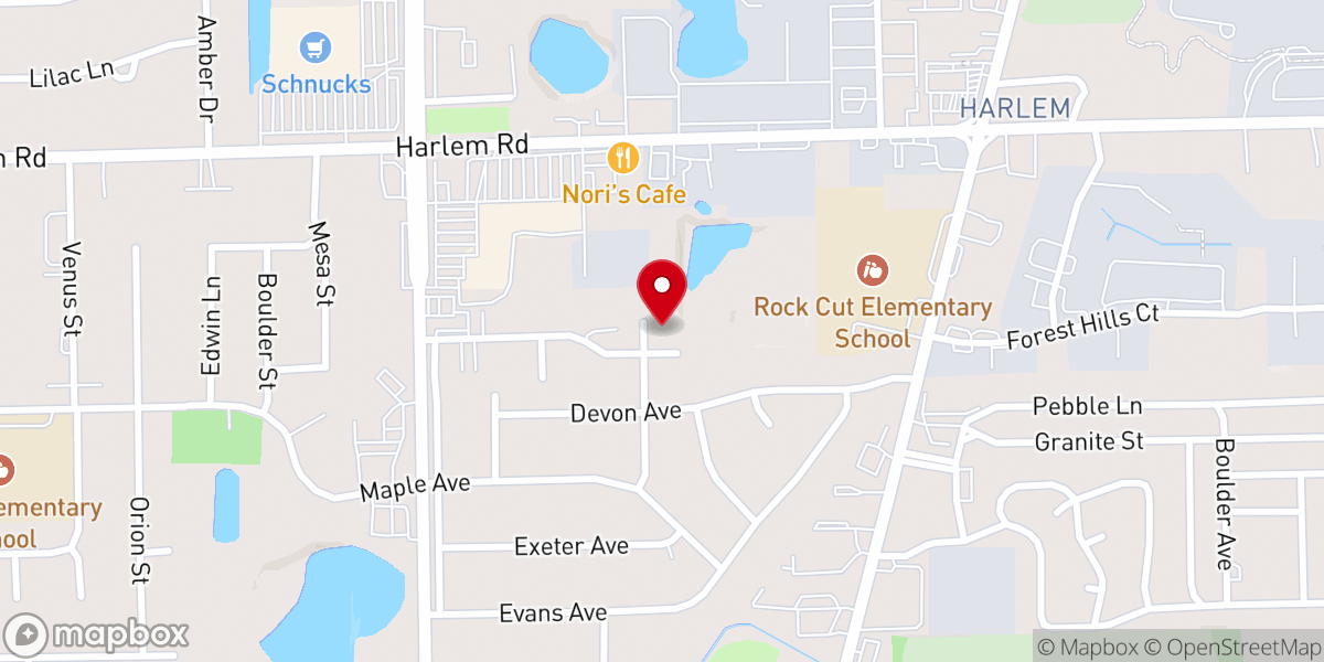 Map showing location of Living Word Ministries
