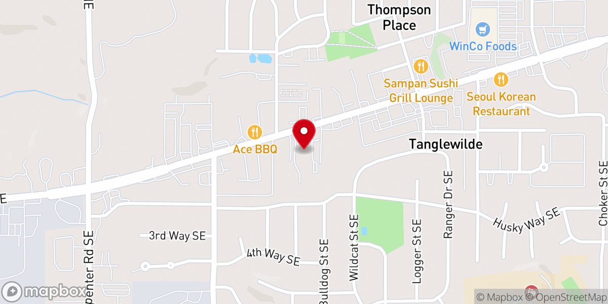 Map showing location of Christ Embassy Olympia