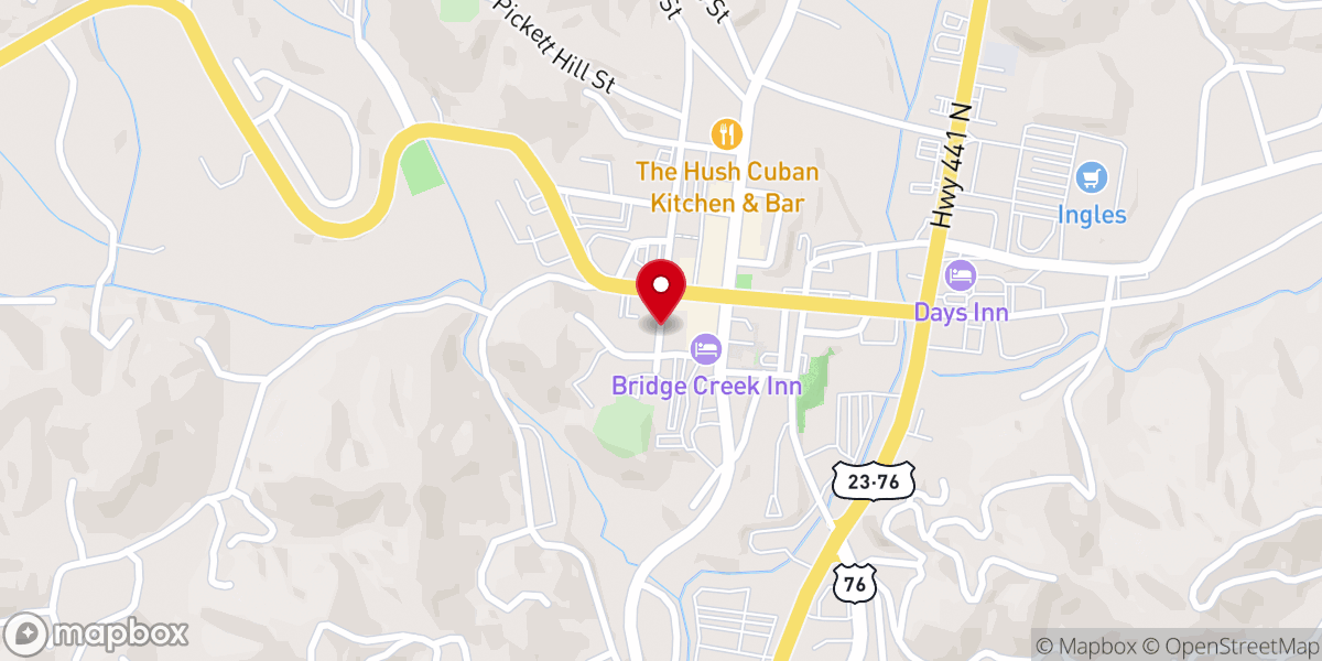 Map showing location of Family Church