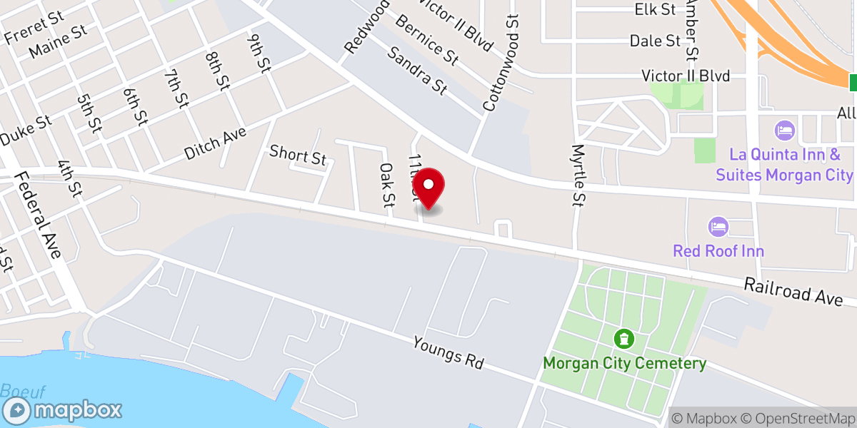 Map showing location of Morning Glory Ministries