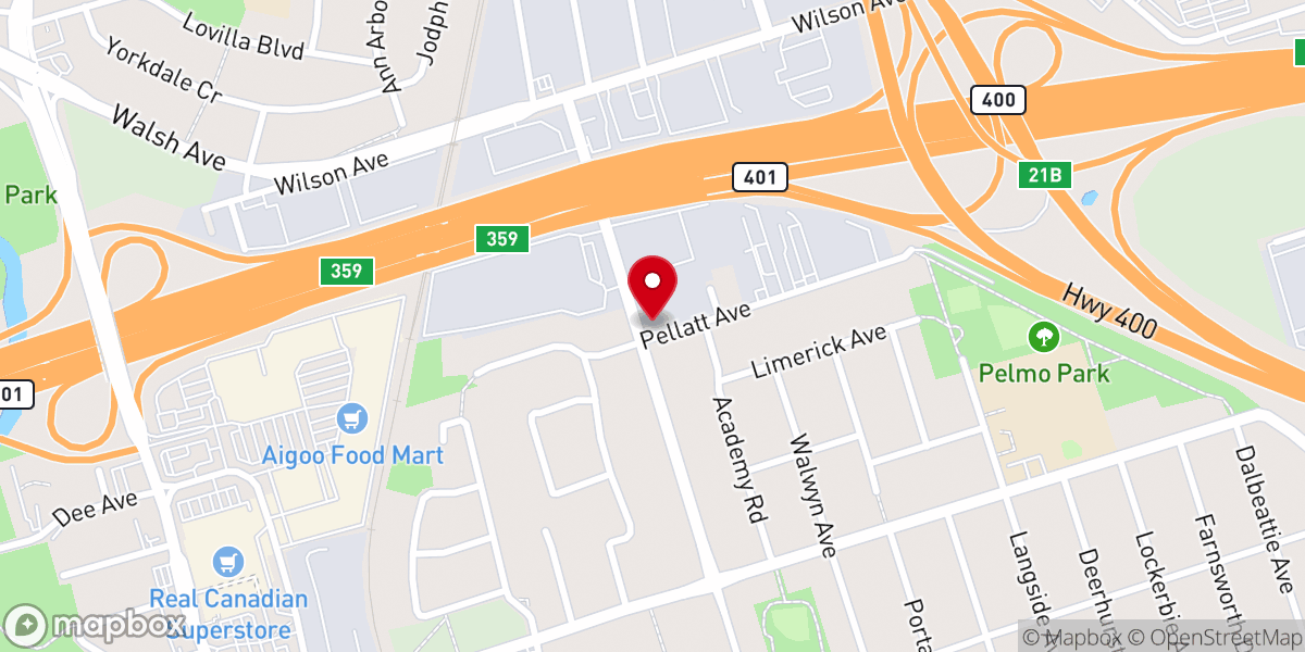 Map showing location of Shiloh Pentecostal Church of Jesus Christ
