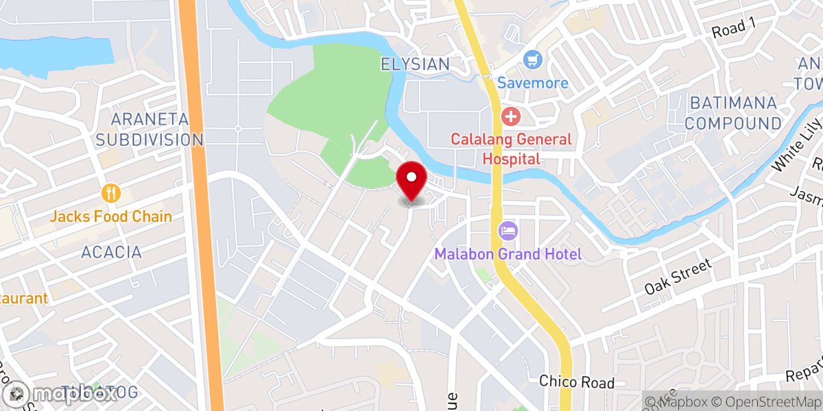 Map showing location of Triune Gospel Christian Fellowship