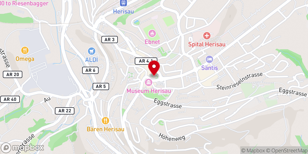 Map showing location of Evangelisch-reformierte Kirche