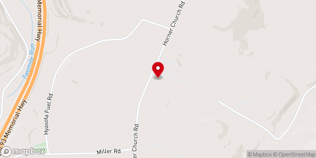 Map showing location of Somerset Mennonite Fellowship