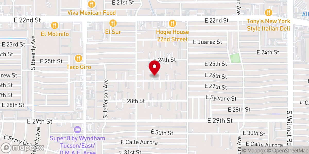 Map showing location of Shining Light Baptist Church