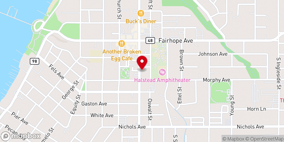 Map showing location of The Venue