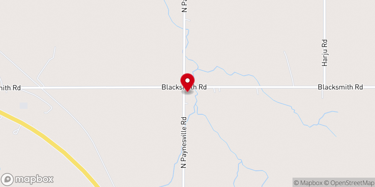 Map showing location of Our Saviour Lutheran Church