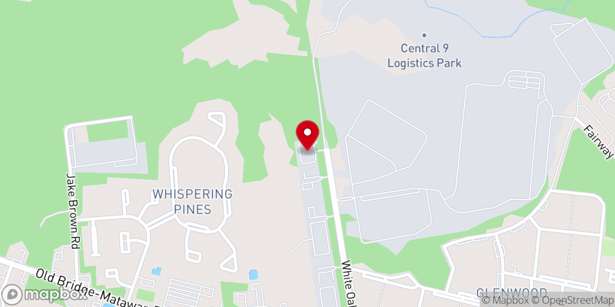 Map showing location of Calvary Young Adults