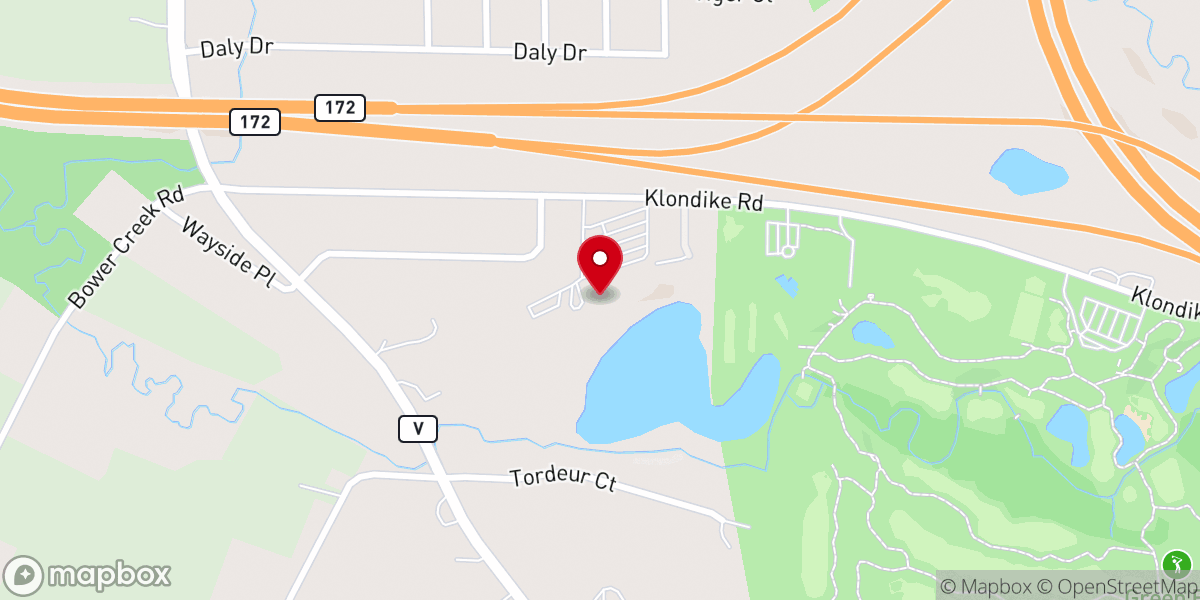Map showing location of Spring Lake Church