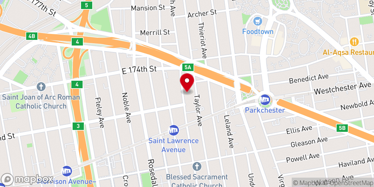 Map showing location of The Society of the Siblings at Bethany