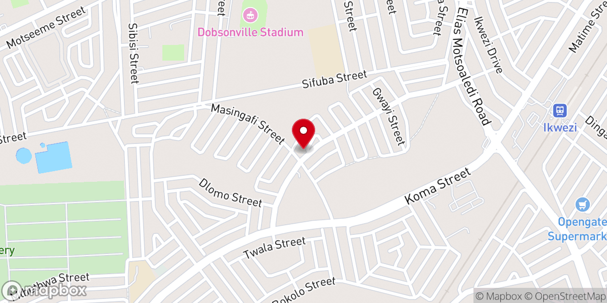 Map showing location of St Theresa Catholic church