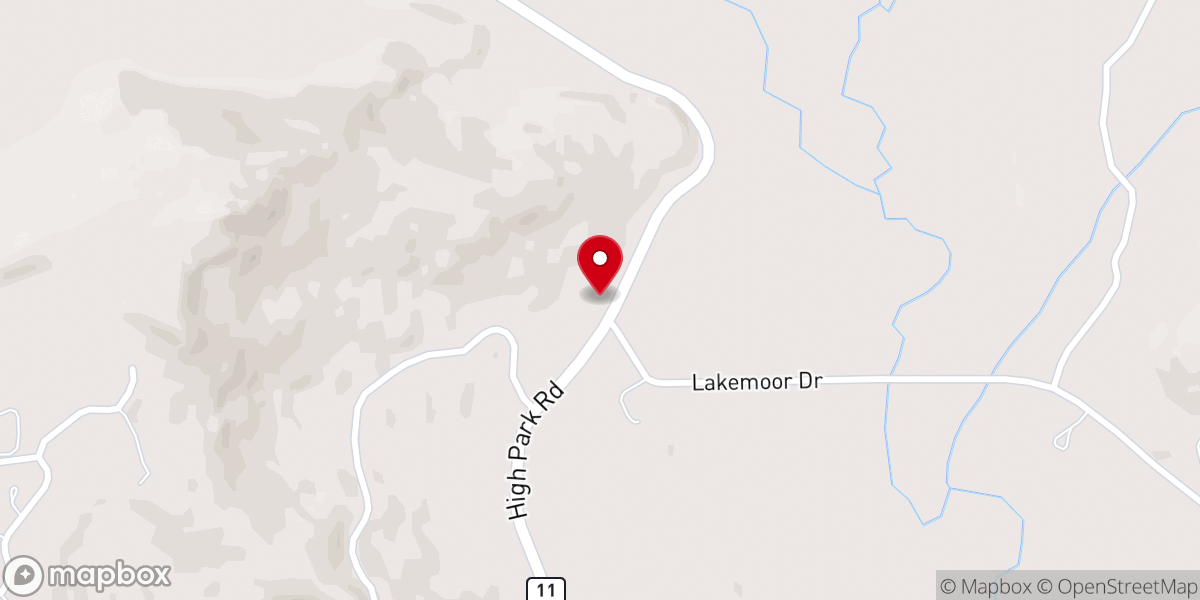 Map showing location of 4 Mile Community Center