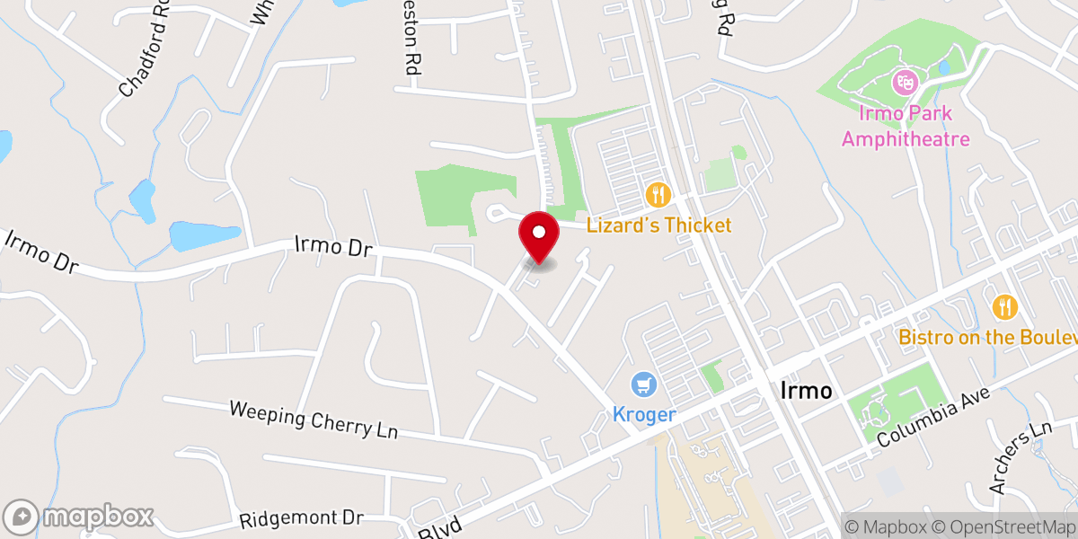 Map showing location of Sharing God's Love