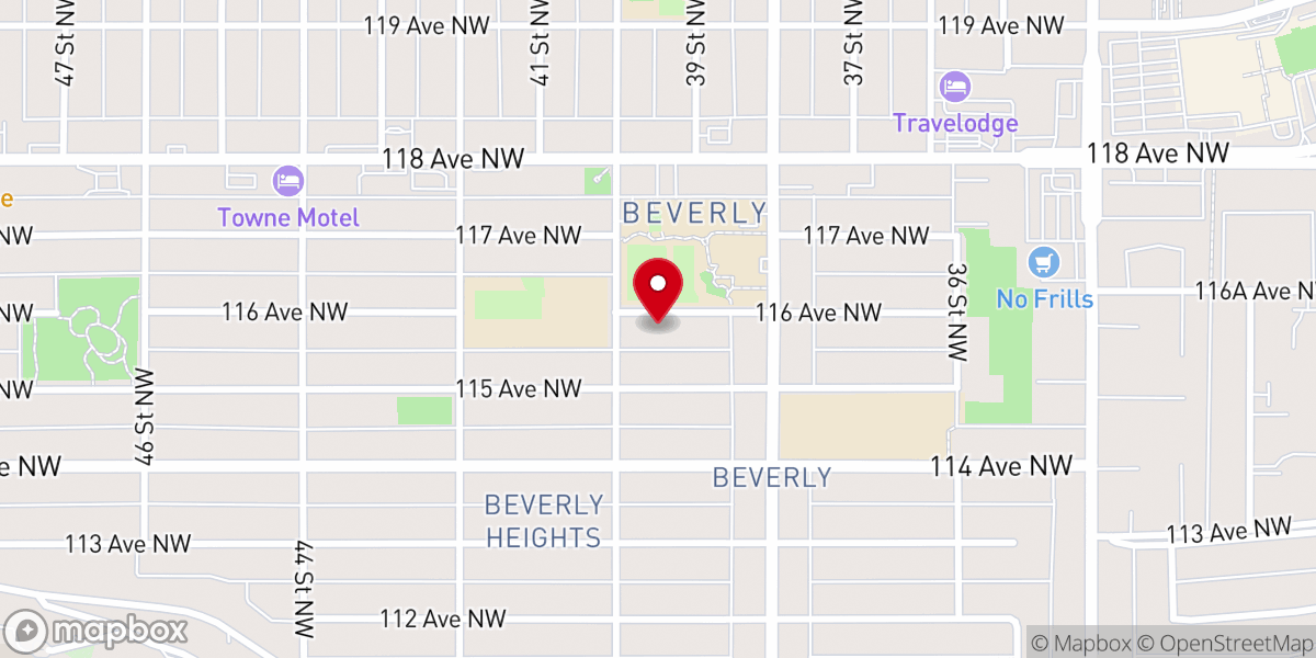 Map showing location of Living Hope Christian Centre