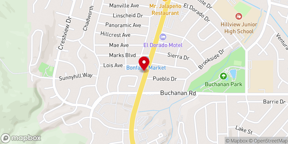 Map showing location of Greater Faith Missionary Baptist