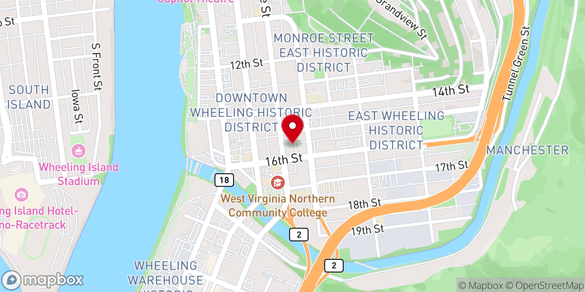 Map showing location of Fulcrum Center