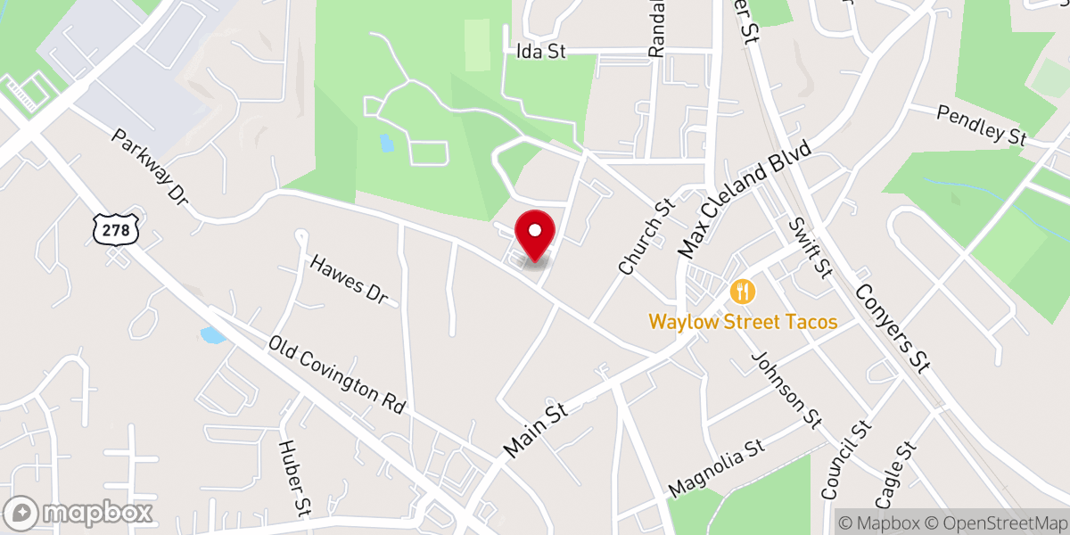 Map showing location of New Faith Tabernacle Church, LLC