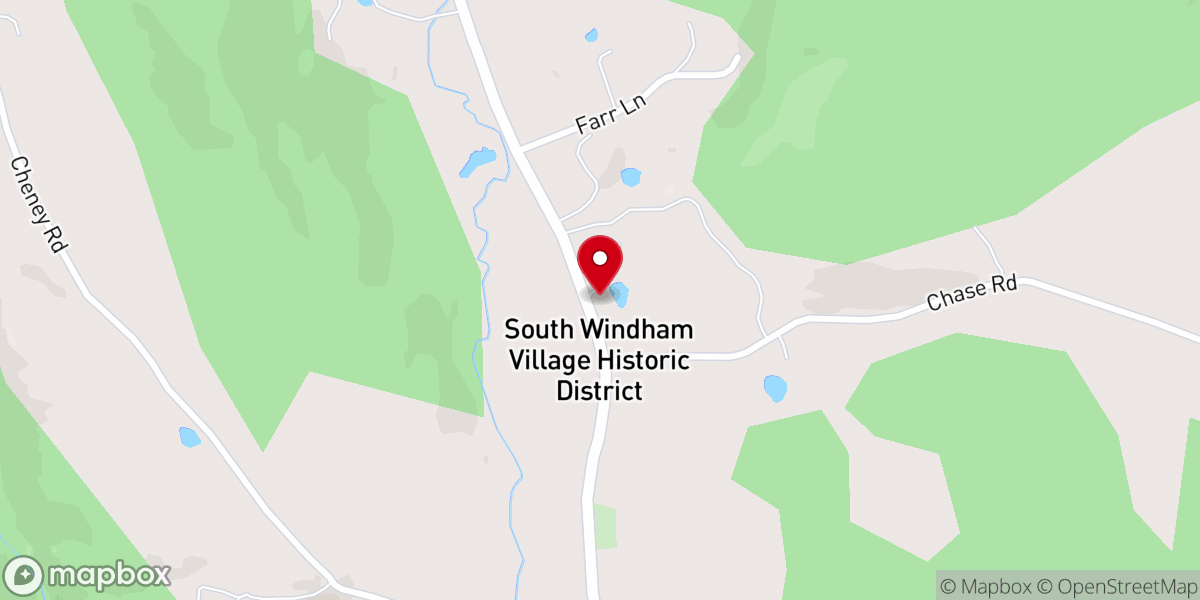 Map showing location of Valley Bible Church
