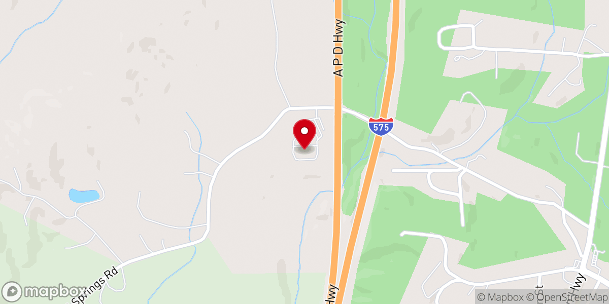 Map showing location of Gospel Outreach Church