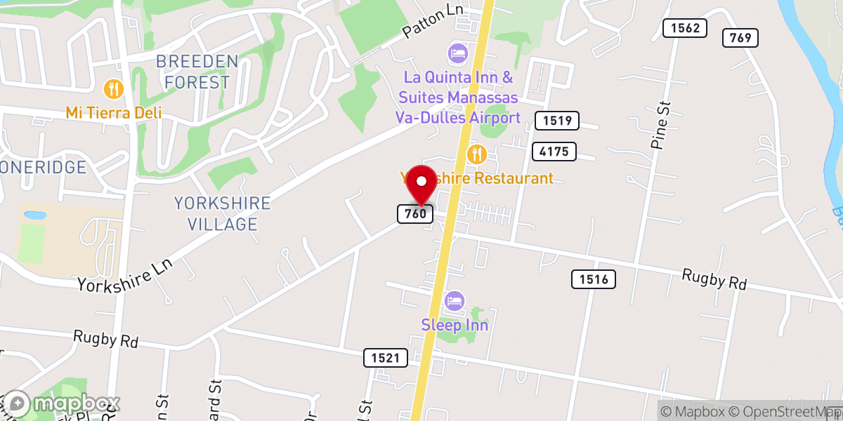 Map showing location of Word of Life Christian Church