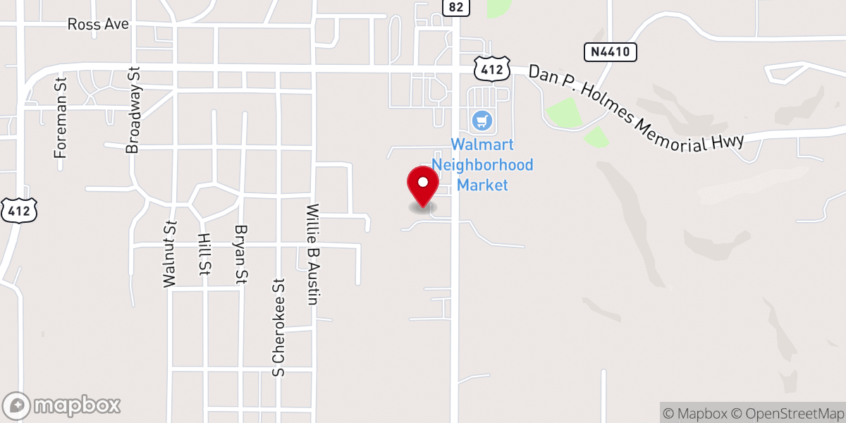 Map showing location of Markham Ferry Apostolic Church