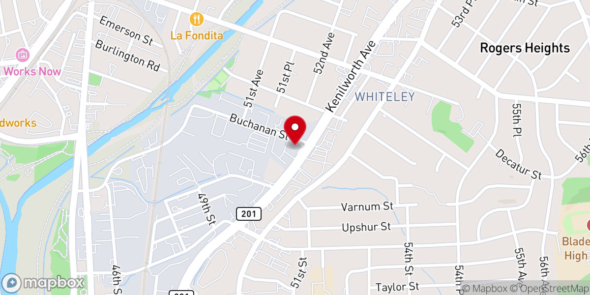 Map showing location of Jubilee Christian Ministries Inc