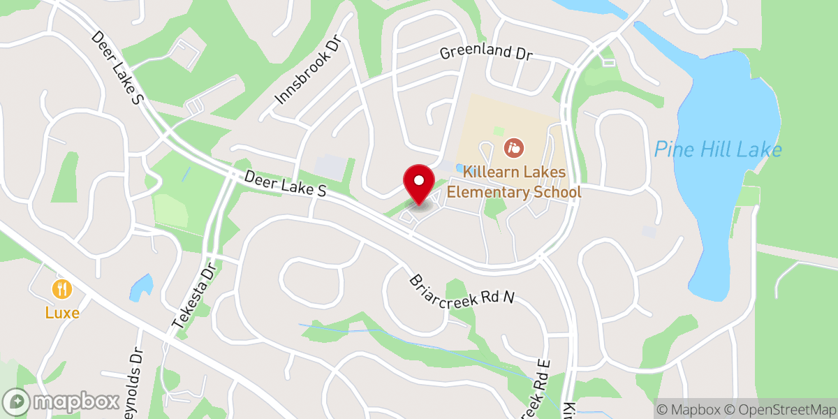 Map showing location of Red Hills Church Inc