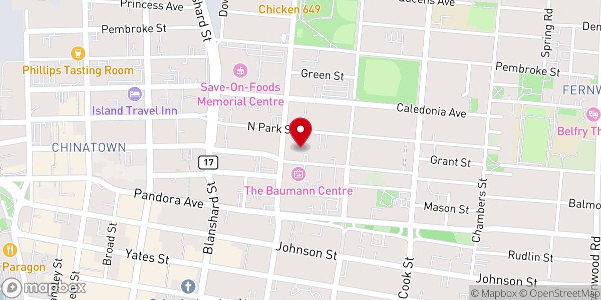 Map showing location of The Emmaus Community