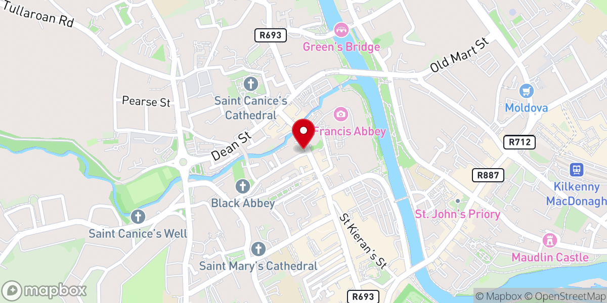 Map showing location of The Pumphouse
