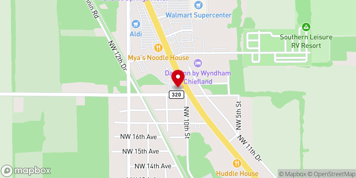 Map showing location of Greyhound: Bus Station