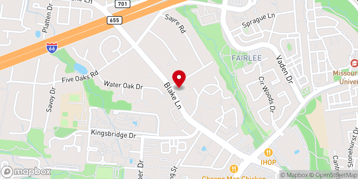 Map showing location of Northern Virginia Primitive Baptist Church
