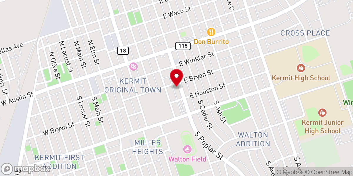 Map showing location of The Community Church