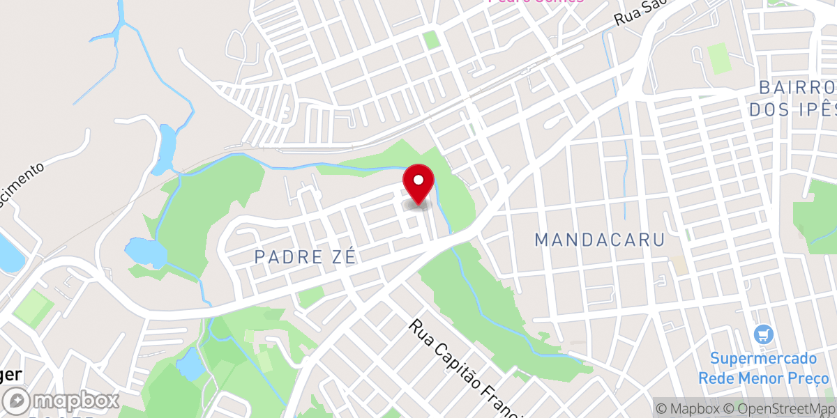 Map showing location of Igreja Universal Do Reino De Deus - Padre Zé