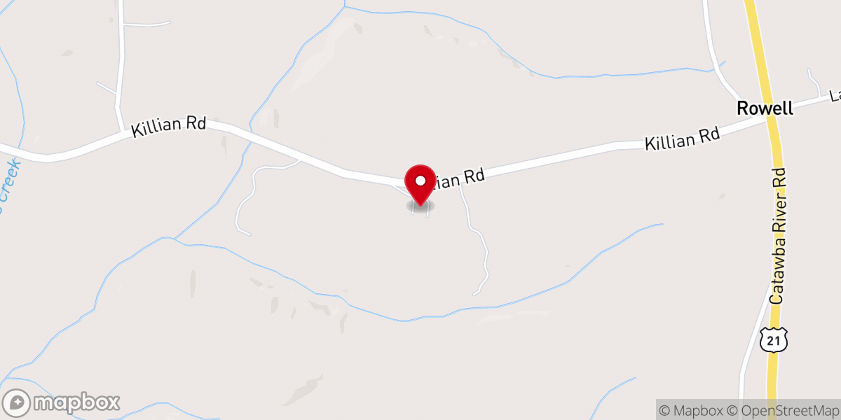 Map showing location of Bethel United Methodist Church