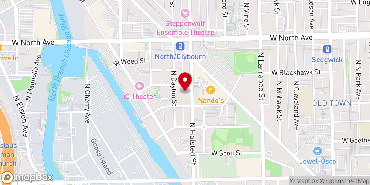 Map showing location of Sara K. Ward, MD