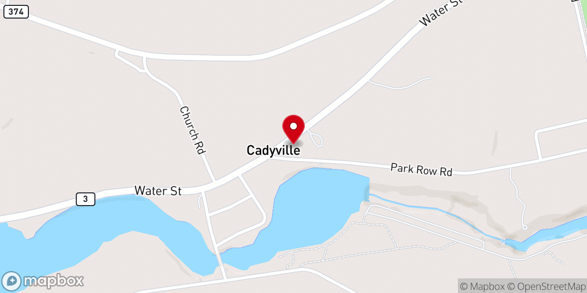 Map showing location of Mosaic Church