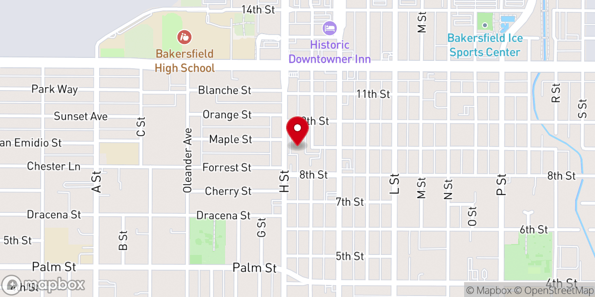 Map showing location of Saint Francis Roman Catholic Church
