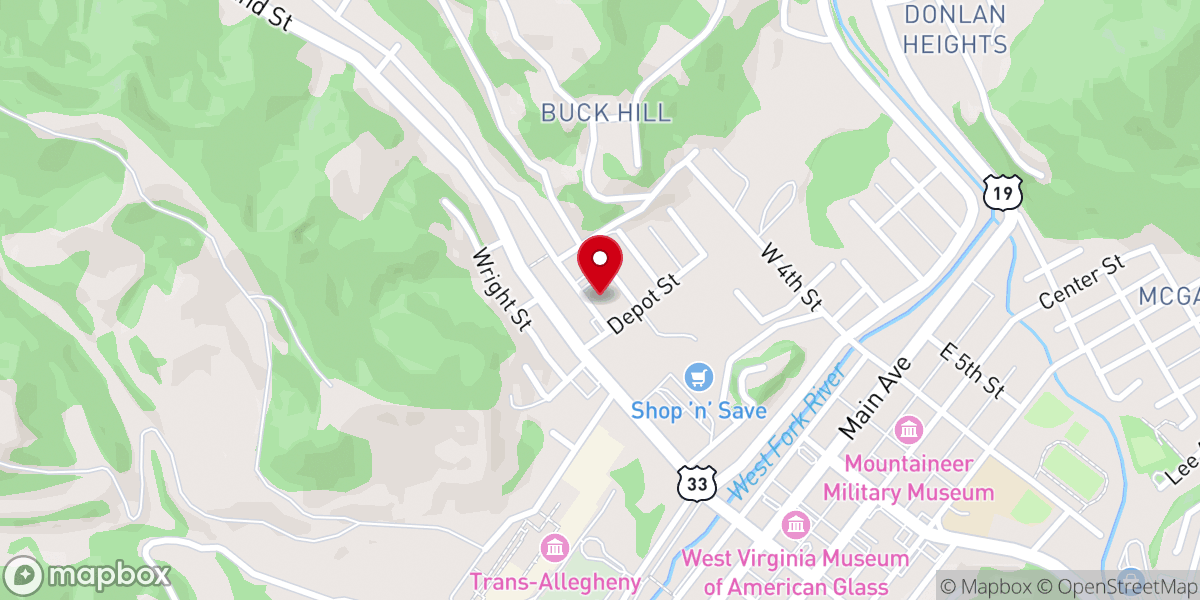 Map showing location of Berlin United Methodist Church