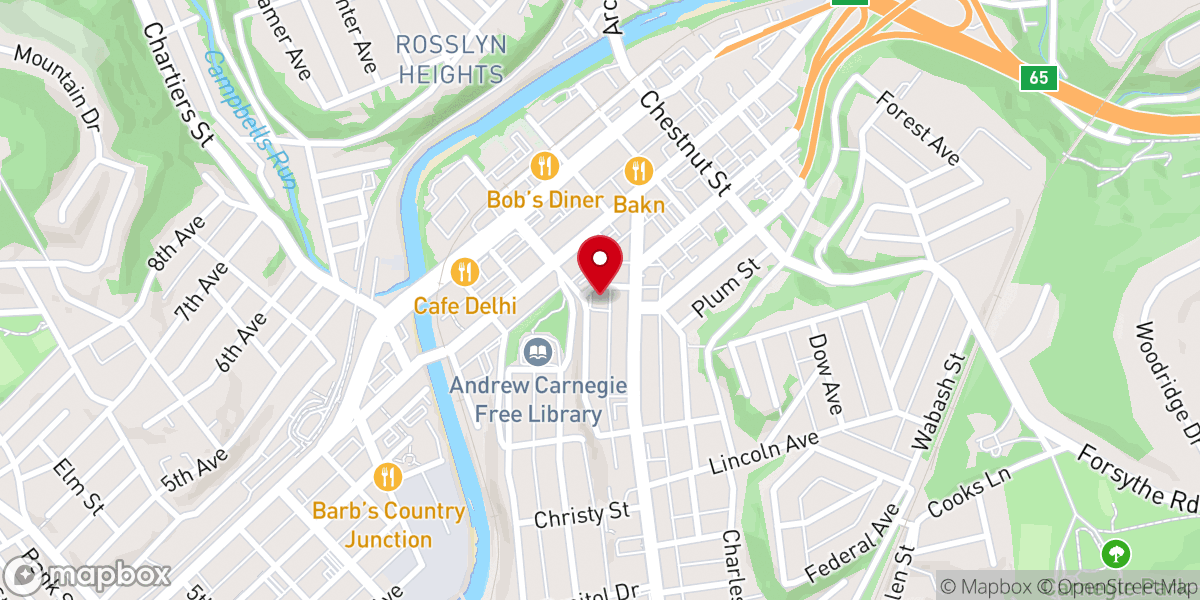 Map showing location of Solid Rock Ministry Faith Hope Love