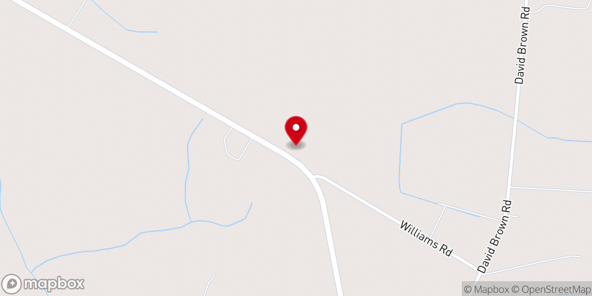 Map showing location of Merritt's Chapel Pentecostal Holiness Church
