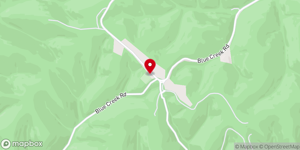 Map showing location of Mt Carmel Community Church