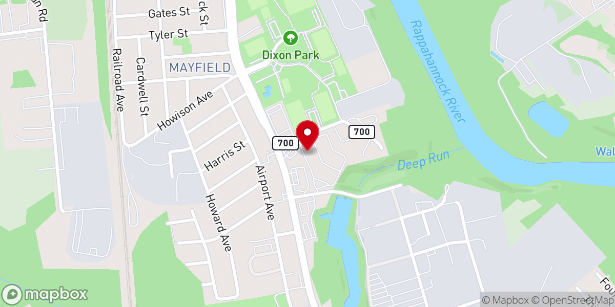 Map showing location of New Destiny Baptist Church