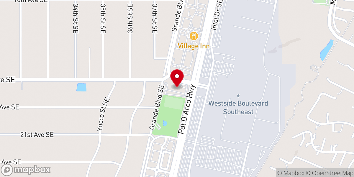 Map showing location of First Baptist Church of Rio Rancho