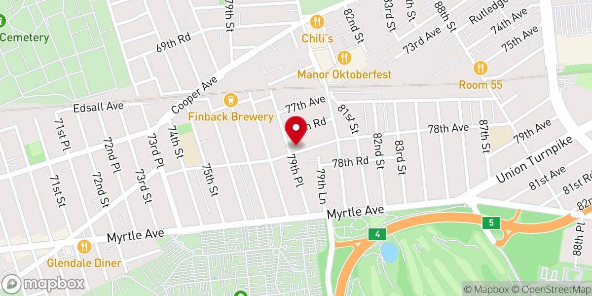 Map showing location of Myanmar Baptist Church,New York