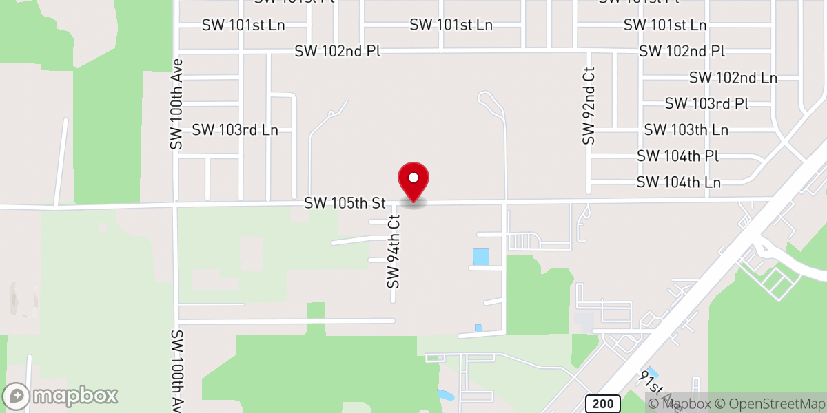 Map showing location of Friendship Baptist Church