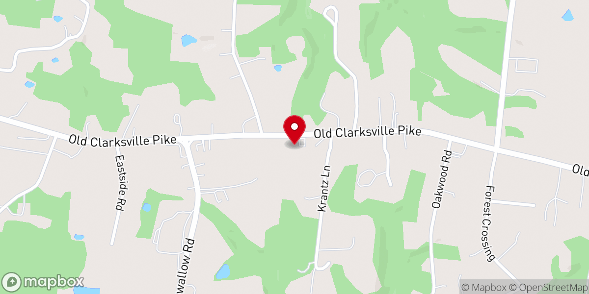 Map showing location of East Cheatham Church of Christ