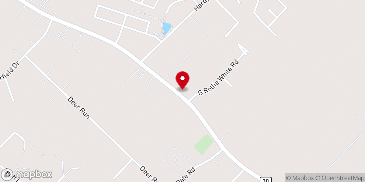 Map showing location of Bryan-college Station Church of Christ