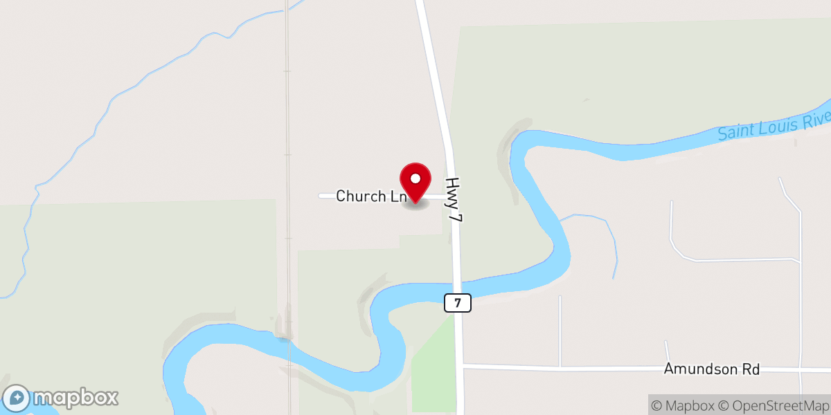 Map showing location of Riverside Chapel