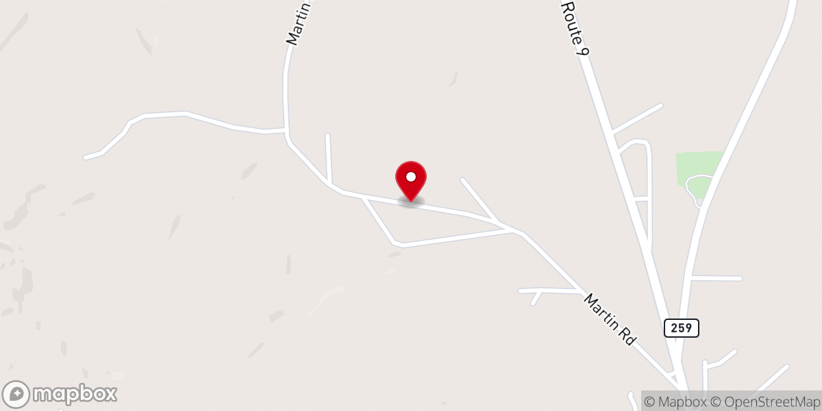 Map showing location of Equality Methodist Church